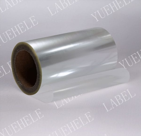 Transparent PET label roll