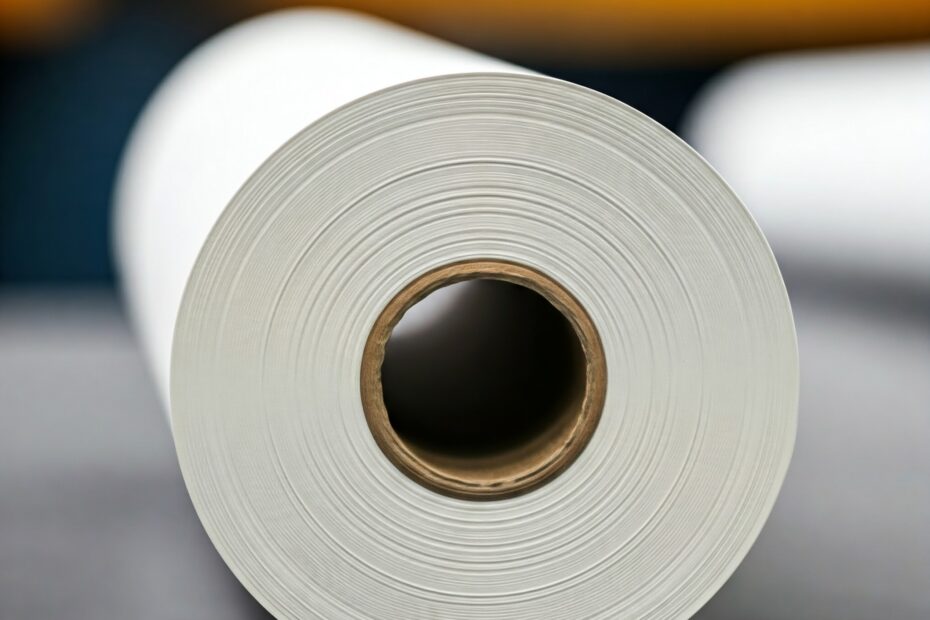 The Different Uses of Coated Paper Based on Weight 2 a roll of paper on a table