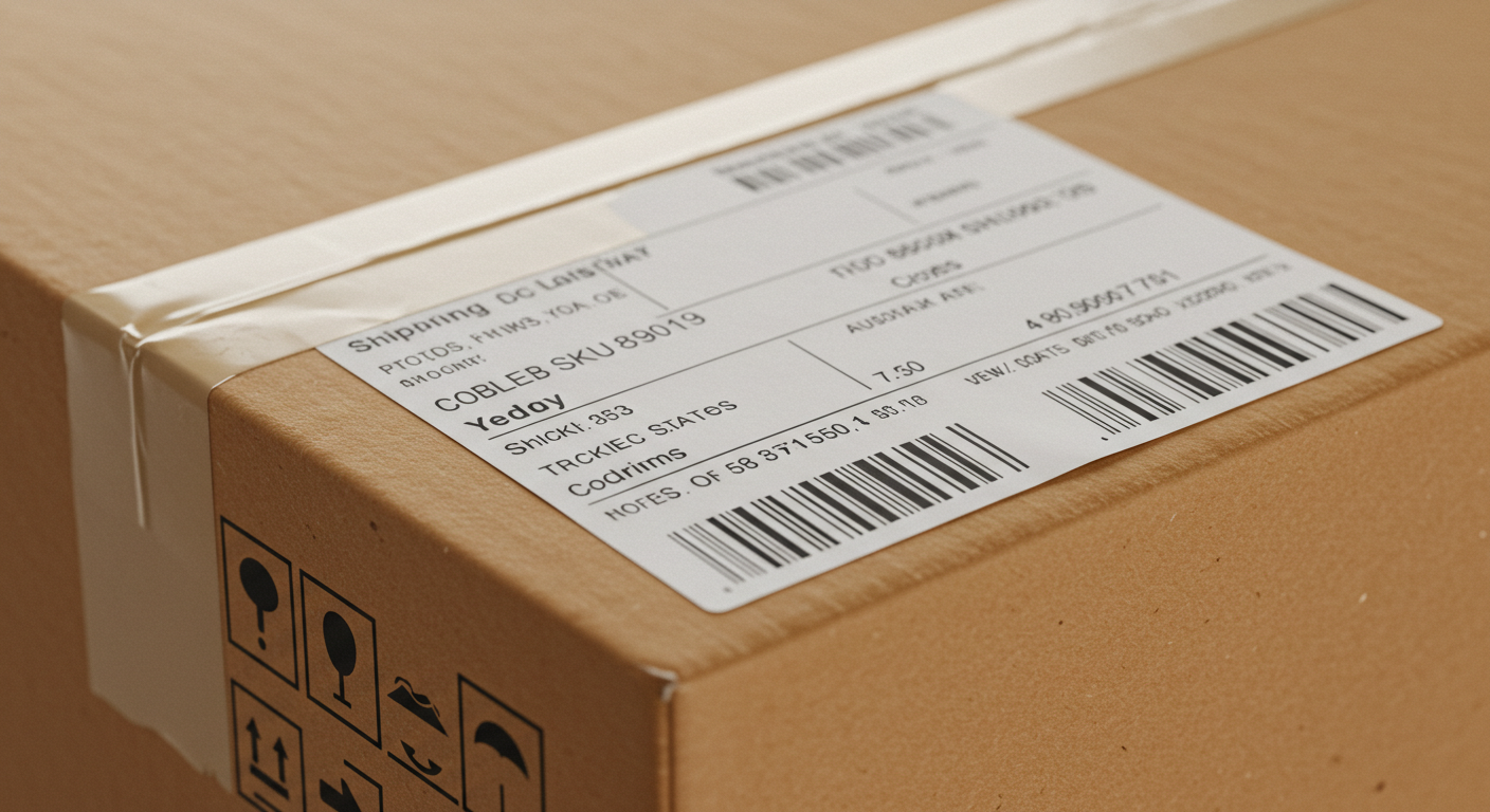 shipping label paper