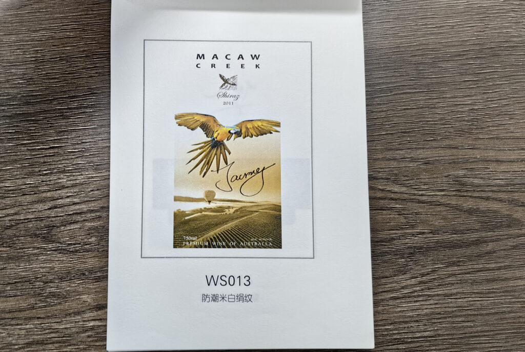 Exploring Different Materials for Wine Labels 1 Exploring Different Materials for Wine Labels